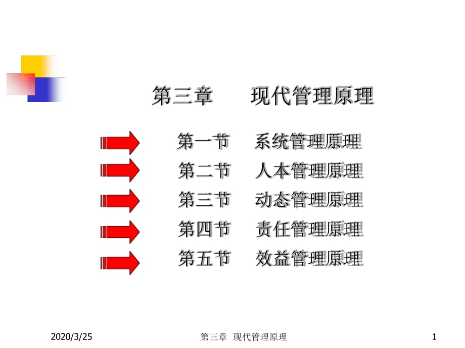 第二章现代管理原理文字可编辑