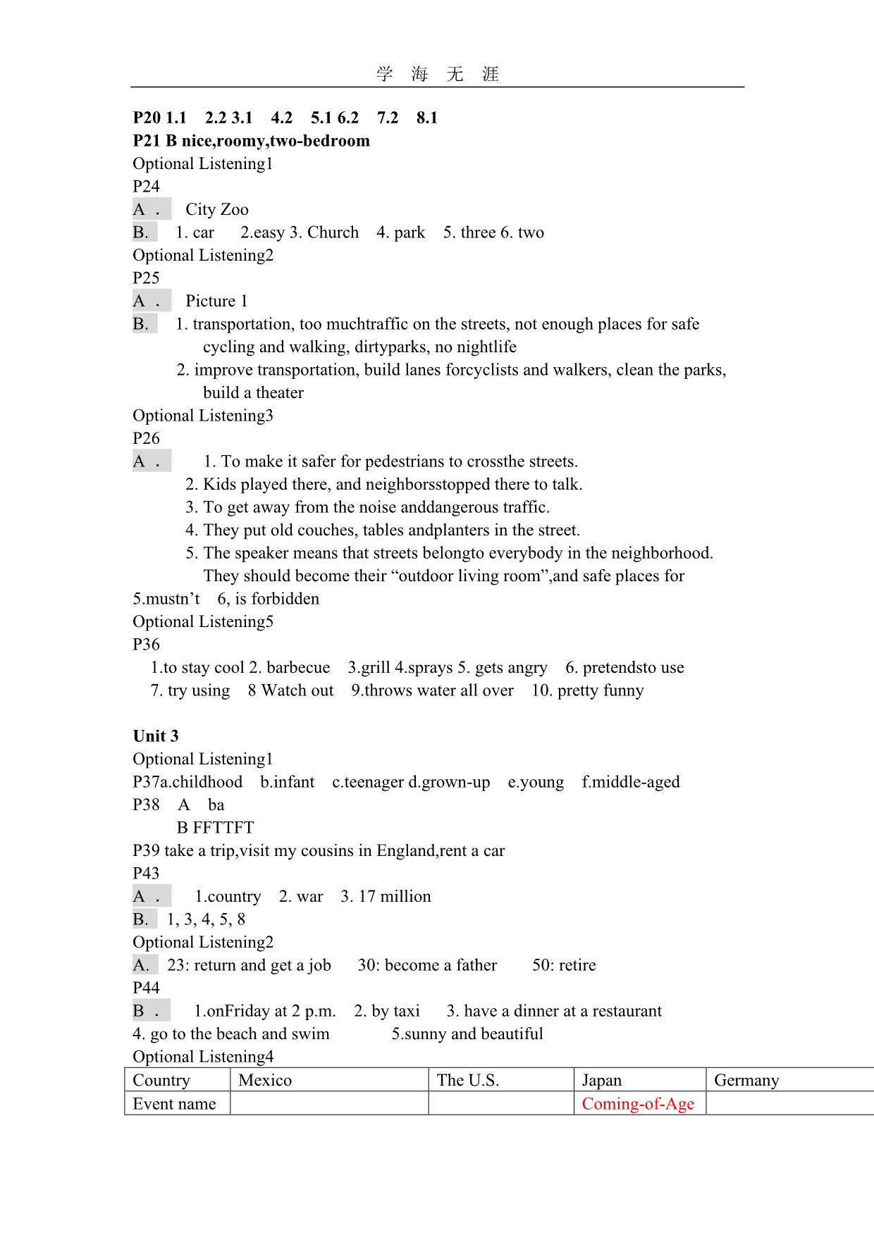 新世纪大学英语视听说教程第二版第三册答案11号pdf