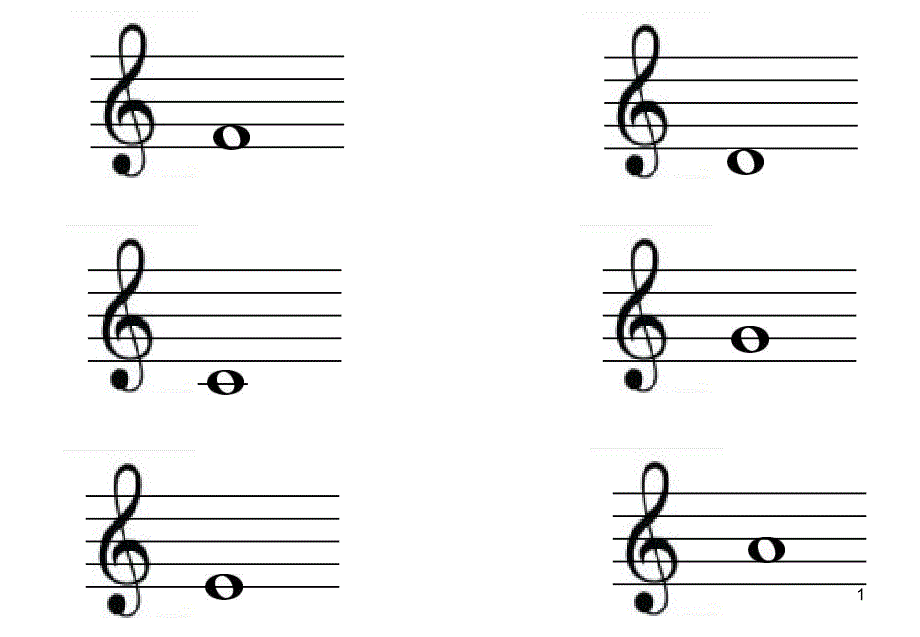 線譜卡片含空白五線譜參考幻燈片