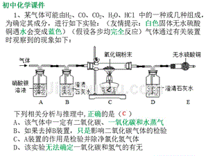江苏省初中化学实验探究题专题复习课件（精析）二