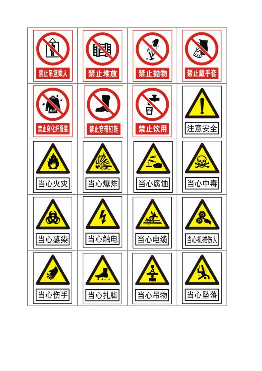 交通运输交通标志大全精品