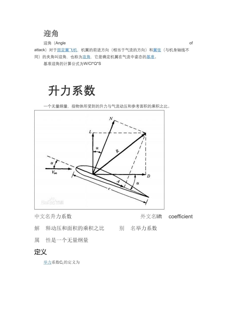 水翼攻角图片