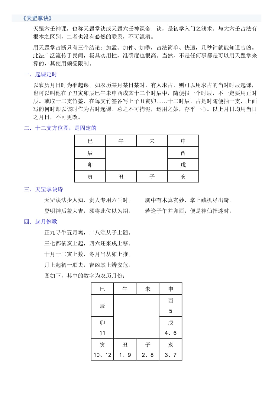 天罡指法图片