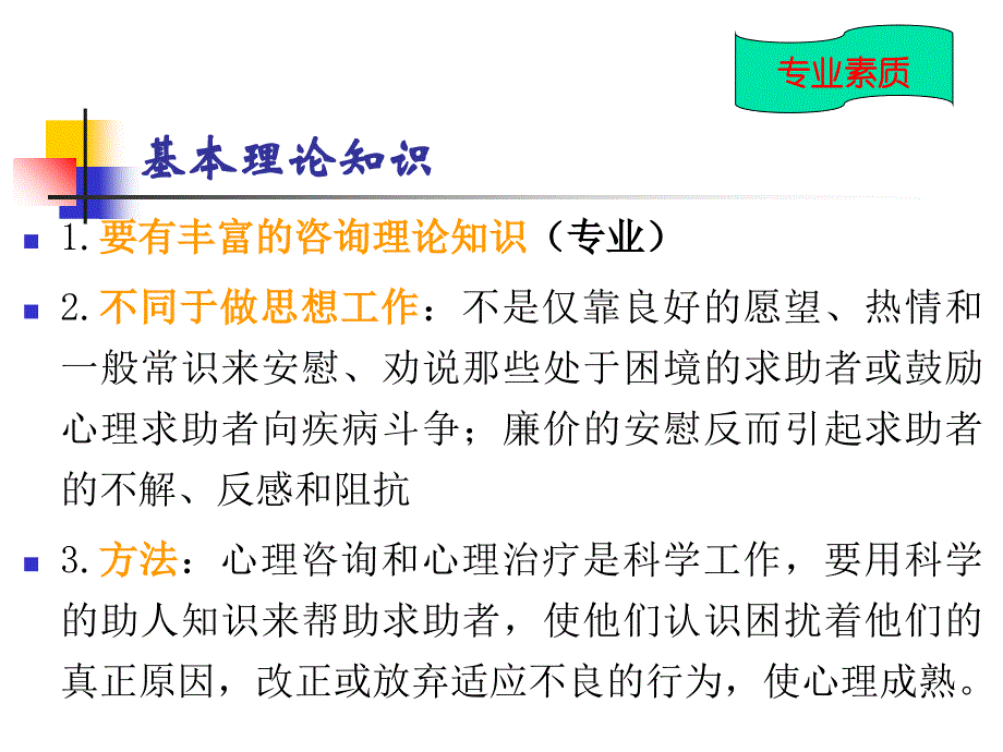 心理咨询师应具备的条件shengzhen课件_第3页